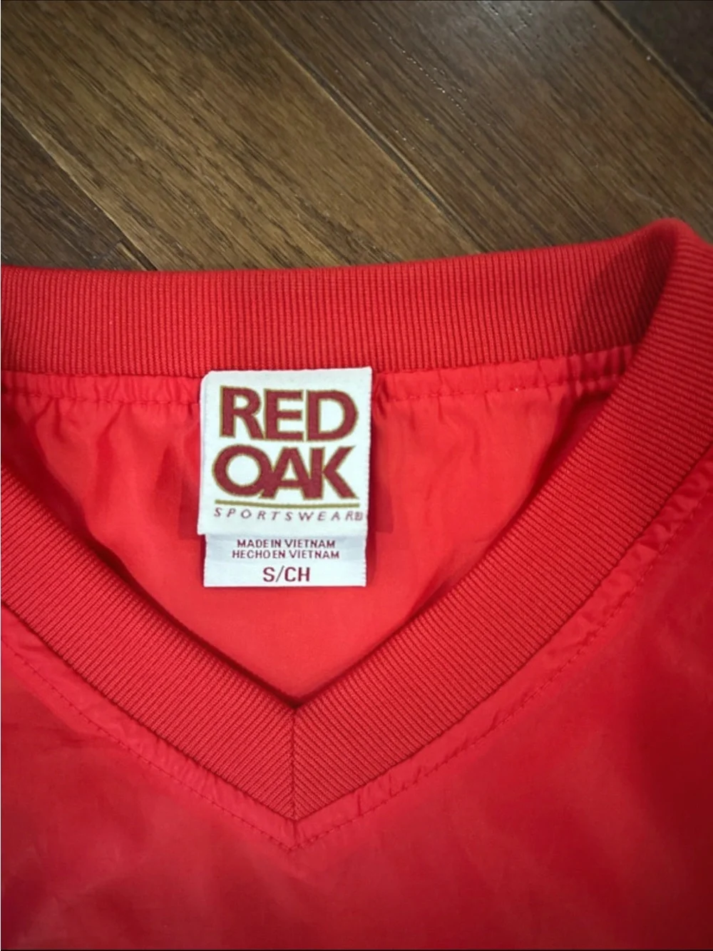 Red Nebraska Huskers V-Neck Pullover Jacket